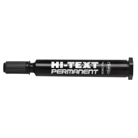 Marker permanentny Fibracolor Hi-Text Fibracolor ścięty, Czarny - 2